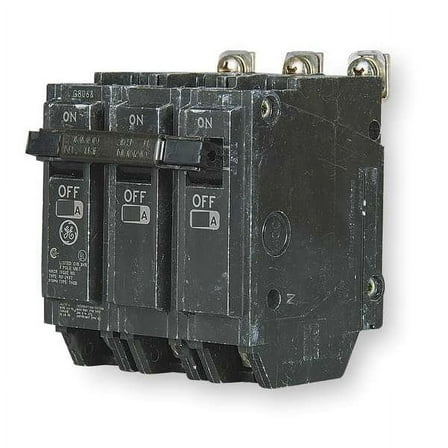 Ge Circuit Breaker,60A,Bolt On,120/240V,3P THQB32060