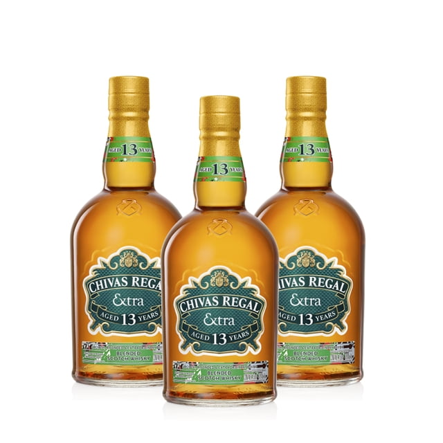 Pack De 3 Whisky Chivas Regal Extra 13 Años Tequila Cask 750Ml
