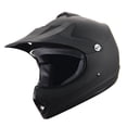 thumbnail image 2 of Casco de motocross WOW para niños, BMX, MX, ATV, negro mate, 2 of 8