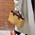 thumbnail image 3 of Bolso de paja jinwen Tejido a Mano para Mujer, 3 of 8