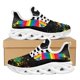 thumbnail image 1 of Zapatos de plataforma ligeros de verano para mujer, zapatillas con cordones y diseño de tendencia LGBTQ+ para correr al aire libre y caminar., 1 of 6