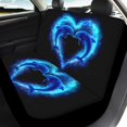 thumbnail image 4 of Pzuqiu Heart-Shaped Dolphin Pattern Car Seat Covers 3 Pack Seat Protectors Easy to Install Anti Slip Suitable for Truck Trucks, 4 of 10