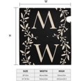 thumbnail image 6 of Classic Monogram Letter W Mailbox Cover Magnetic Standard Size Waterproof Letter Post Box Cover Wrap Oversize Decoration Welcome Home Garden Outdoor 21" Lx 18" W, 6 of 6