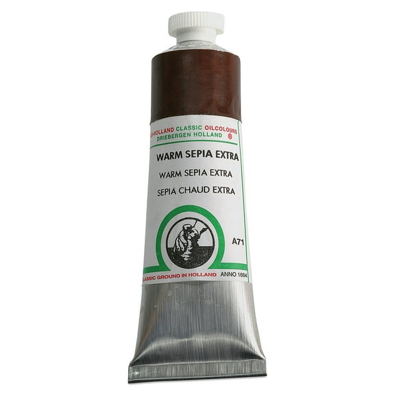 Old Holland Classic Oil Color - Warm Sepia Extra, 40 ml tube
