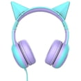 thumbnail image 1 of Kid's Headphone With Microphone For School(Turquoise), 1 of 5