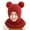 A, variant on kids Winter Hat,Toddler Winter Knitted Hat Thick Warm Windproof Ski Cycling Earflap Hood Skull Cap for Kids Cold Weather Thermal,Winter Hats for Kids,A,One Size