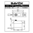 thumbnail image 2 of Savox SAVSW0231MG WATERPROOF STD DIGITAL SERVO .15/208, 2 of 2