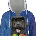 thumbnail image 4 of Autism Awareness Newfoundland Accept Understand Love All Over Print 3D Hooded Duffle Toggle Coat Newfie Dog Lover Gifts - 12003, 4 of 6