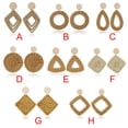 thumbnail image 4 of Sonducket Pendientes retro occidentales Joyería de estilo bohemio para mujeres niñas estilo rombo Type6 NO6 Sonducket AP009393-01, 4 of 6