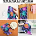 thumbnail image 5 of GZHJMY Pineapple Kitchen Dish Towel Set of 4, Super Absorbent Soft Drying Cloth Tea Bar Towels, 28"x 18", 5 of 5