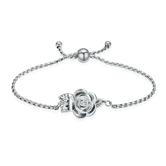 Urn Bracelet for Ashes Rose Cremation Bracelet Ashes Holder Bangle Link Chain Ashes Bracelet for Women