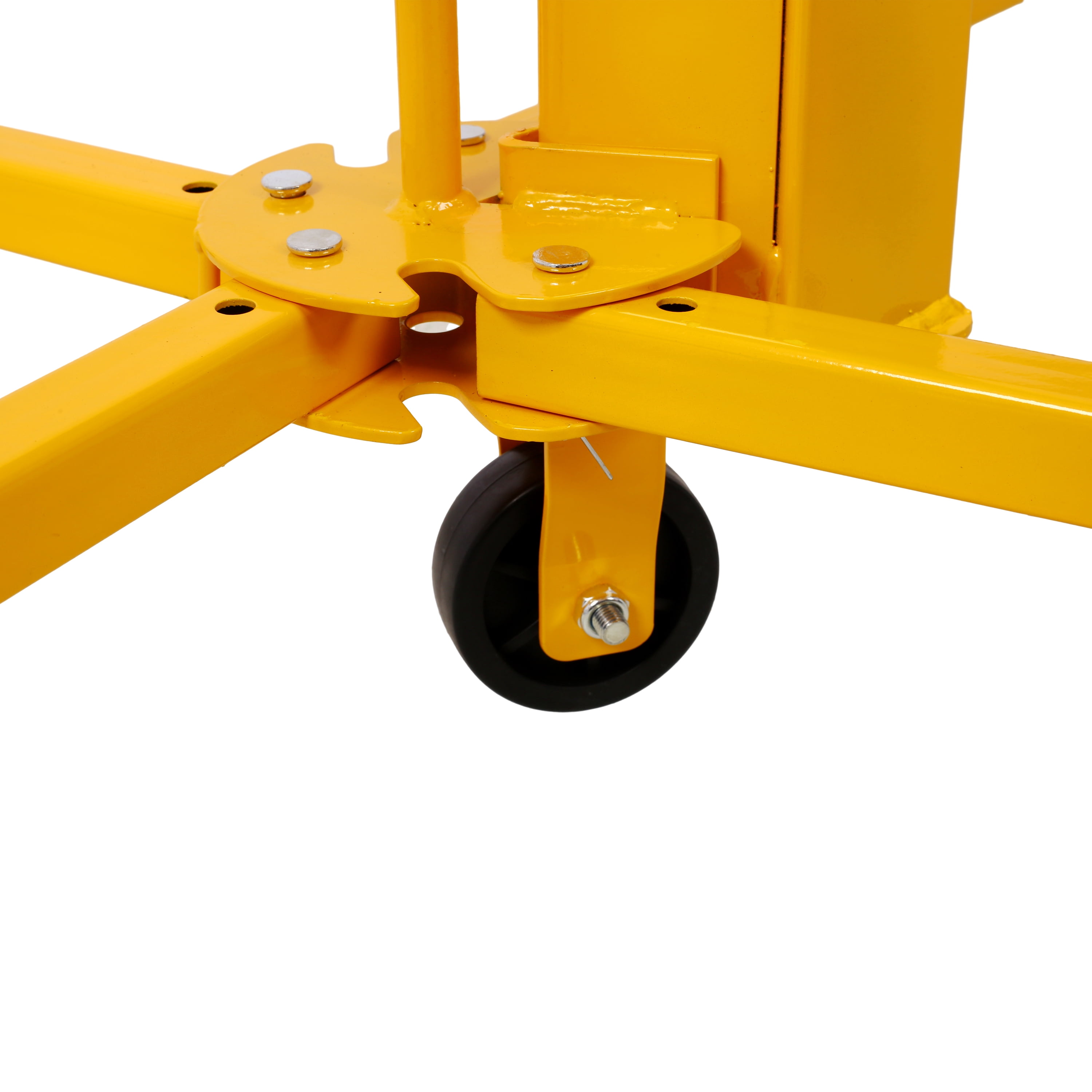 Drywall Lift Panel 13' Lift Drywall Panel Hoist Jack Lifter Jack Rolling Caster Wheel Sheetrock Drywall Lift Construction Tools,150-lb. Capacity, 4ft. x 16ft. Max. Sheet Size