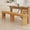 Light Natural, variant on Emma + Oliver 8' x 12" Antique Rustic White Solid Pine Folding Farm Bench - Portable Bench