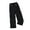 Black, variant on Girls Summer Casual Loose Fit Straight Leg Pants Comfortable Playwear For Children Girls Sweatpants Teen Straight Leg Pants Kids Open Bottom