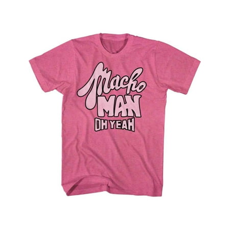 - Macho Man 1980's WWF Heavyweight Wrestler Toohot Retro 2-Sided Adult T-Shirt Tee