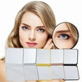 thumbnail image 2 of Mini Square Makeup Mirror Portable Double-sided Foldable Mirror Small Gift O4 N3P3, 2 of 7