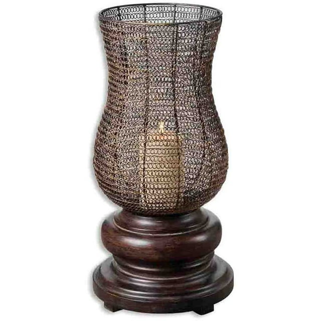 Uttermost Bougeoir Rickma en Marron Châtain