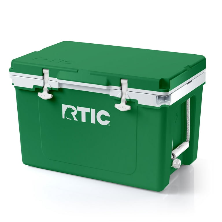 RTIC Ultra-Light 32 QT Hard Cooler Insulated Portable Ice Chest Box for  Drink, Beverage, Beach, Camping, Picnic, Fishing, Boat, Barbecue, 30%  Lighter Than Rotomolded Coolers, Fairway/White 
