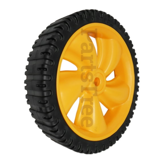 MTD 734-04087 Yellow Complete Wheel Assembly 8x1.8 Bar Tread Walk-Behind Mowers