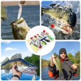 thumbnail image 4 of HLONK Fishing Lure Kit Hard Lure Baits Set Metal Life-Like 3D Fishing Lures 302Pcs, 4 of 9