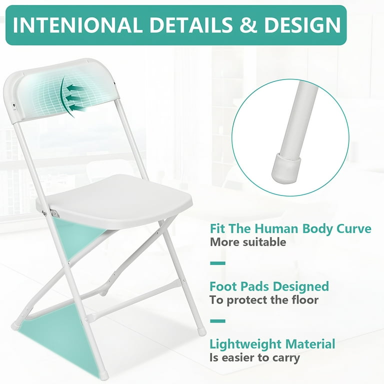 Nazhura Plastic Folding Lawn Chairs Plastic Folding Chair Walmart