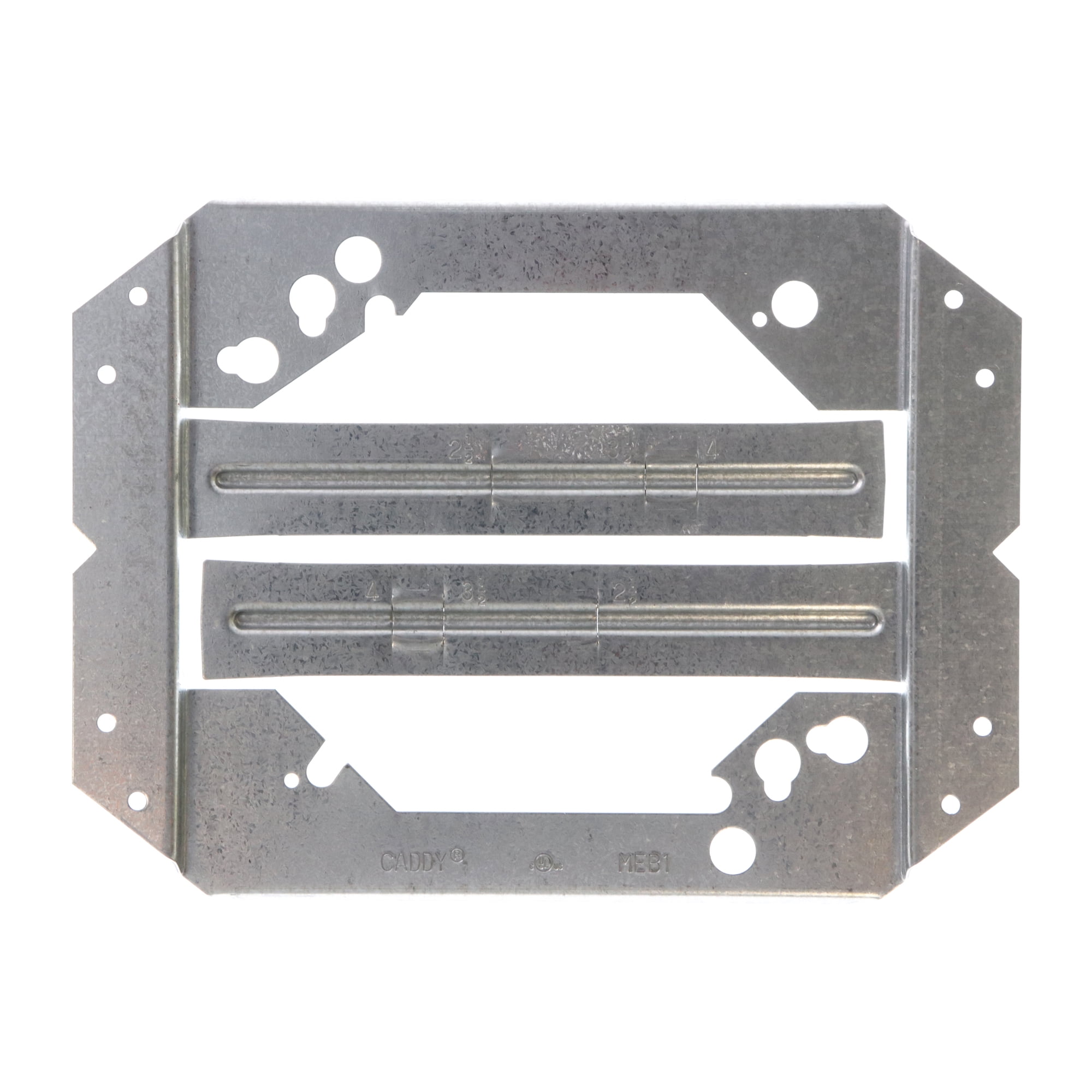 Caddy Erico MEB1 4Inch Electrical Box Mounting Bracket, Far Side Support, (25Pack) Walmart