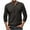 Dark Gray, variant on LYXSSBYX Mens Shirts Long Sleeve Men Casual Fashion Solid V-Neck Long Sleeve Pullover Breathable Shirt Blouse Tops