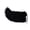 C005- Black E, variant on Automotive Tail Decoration, 12 Inch Gray Furry Fandom Tail, Electric Wagging Clip on Tail Accessory, Halloween Tail for Vehicle Mount, Monochrome Plush Faux Fox, Responsive Sound