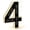 4, variant on 9 Inch Solar LED House Numbers - Waterproof Backlit Address Sign - Modern Illuminated Exterior Door Plate for Outdoor Home Decor (0)