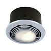 Broan Nutone 70 CFM 3.5 Sones Combination Fan with 1500W Heater 100W Incandescent Light