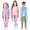 Light blue, Light pink, Light purple, variant on 3 Pack Reusable Rain Ponchos for Kids, Waterproof Raincoats with Hood Drawstring, Thickened Tearproof Emergency Rain Gear for Boys Girls, Unisex, Foldable, Multicolor, One Size