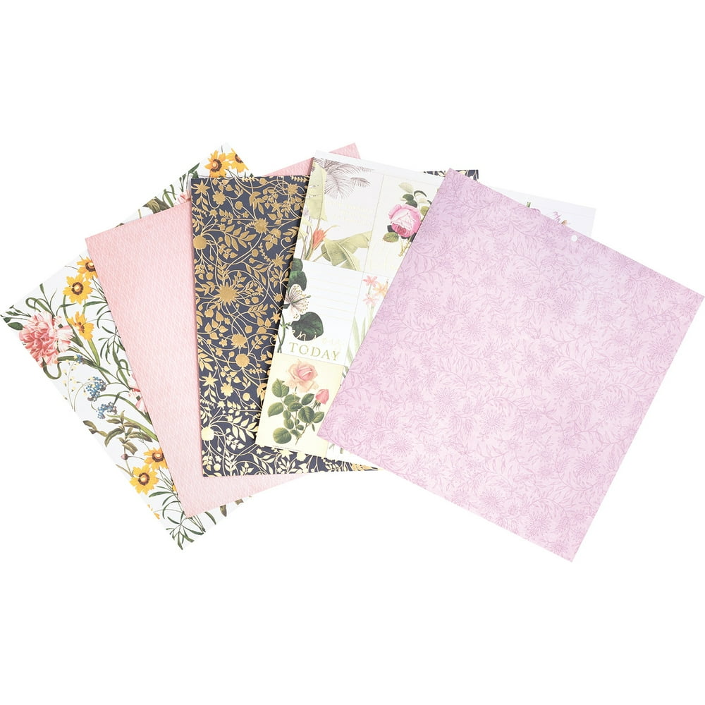 DCWV DoubleSided Cardstock Stack 12"X12" 36/PkgBotanical Beauty, 18