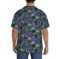 thumbnail image 7 of Goofa Magic Toads in Hats Printed Men's Casual Short-sleeved Shirt,Lightweight Breathable Button-down,Summer Casual men's top,Versatile Fashion shirt-X-Large, 7 of 7