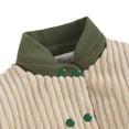 thumbnail image 5 of Lovebay Winter Baby Girl Boy Colorblock Corduroy Jacket for Infant,Todder Kids, 5 of 7