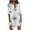 White, variant on gakvbuo Summer Dresses for Women 2023 Plus Size Dress for Women Sundresses Women'S Shirt Dress Short Mini Dress 3/4 Sleeve Print Color Patchwork Shirt