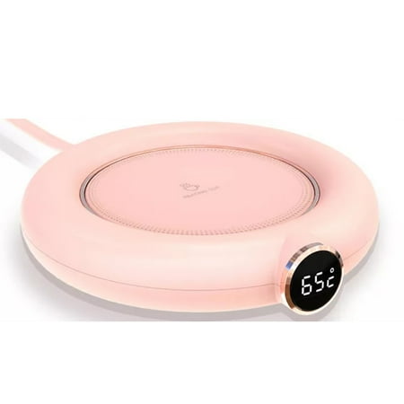 

Mug Warmer for Desk with Auto Shut Off Coffee Warmer Plate for Office Home Desk Pink