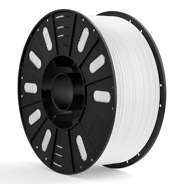 Filamento para impresora 3D ELEGOO PLA, 1,75 mm, blanco, 3 kg