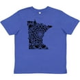 thumbnail image 3 of Inktastic Minnesota Silhouette Mandala Youth T-Shirt, 3 of 5