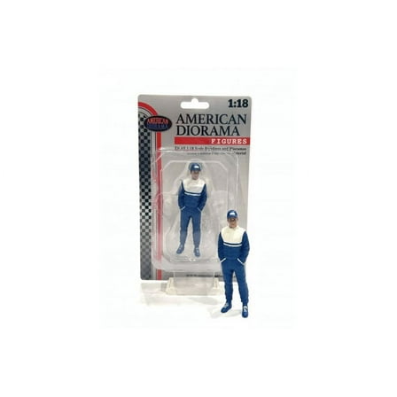 Racing Legends - The 90s Driver A, Blue - American Diorama 76355 - 1/18 Scale Figurine