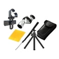 thumbnail image 3 of Telescopio monocular compacto de metal con lente objetivo de 21 mm compatible con smartphones, accesorios para acampar al aire libre y senderismo. 8 piezas, 3 of 9