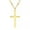 gold, variant on Cross Pendant Necklaces Delicate Jewelry Band Sliver Gold Belief Chain Women Men Necklace-gold