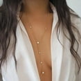 thumbnail image 2 of Stonefans Simple Cross Bra Chain Rhinestone Body Jewelry Bikini Summer Beach Fashion Chest Chain Necklace Accessories Clothing, 2 of 8