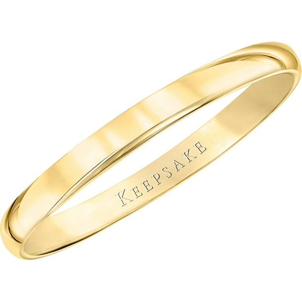 Keepsake Keepsake Women's 10kt Yellow Gold Wedding Band, 2mm