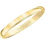 Keepsake Women's 10kt Yellow Gold Wedding Band, 2mm