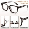 thumbnail image 5 of OCCI CHIARI Women Reading Glasses 1.50 Stylish Ladies Readers with Comfort Spring Hinge Grey, 5 of 7