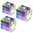 thumbnail image 5 of Prism Optical Glass Colorful Prisms Cubes Science Learning Rainbow Glass Beams Toys Physical Gifts, 5 of 7