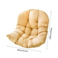 thumbnail image 3 of Outdoor Egg Chair Cushion,Washable Thickened Patio Chair Cushions,Soft High Elasticity PP Cotton Hanging Basket Chair Cushion,NonSlip Garden Hanging Swing Chair Seat Cover(31.5x39.4 Inch,Khaki), 3 of 3