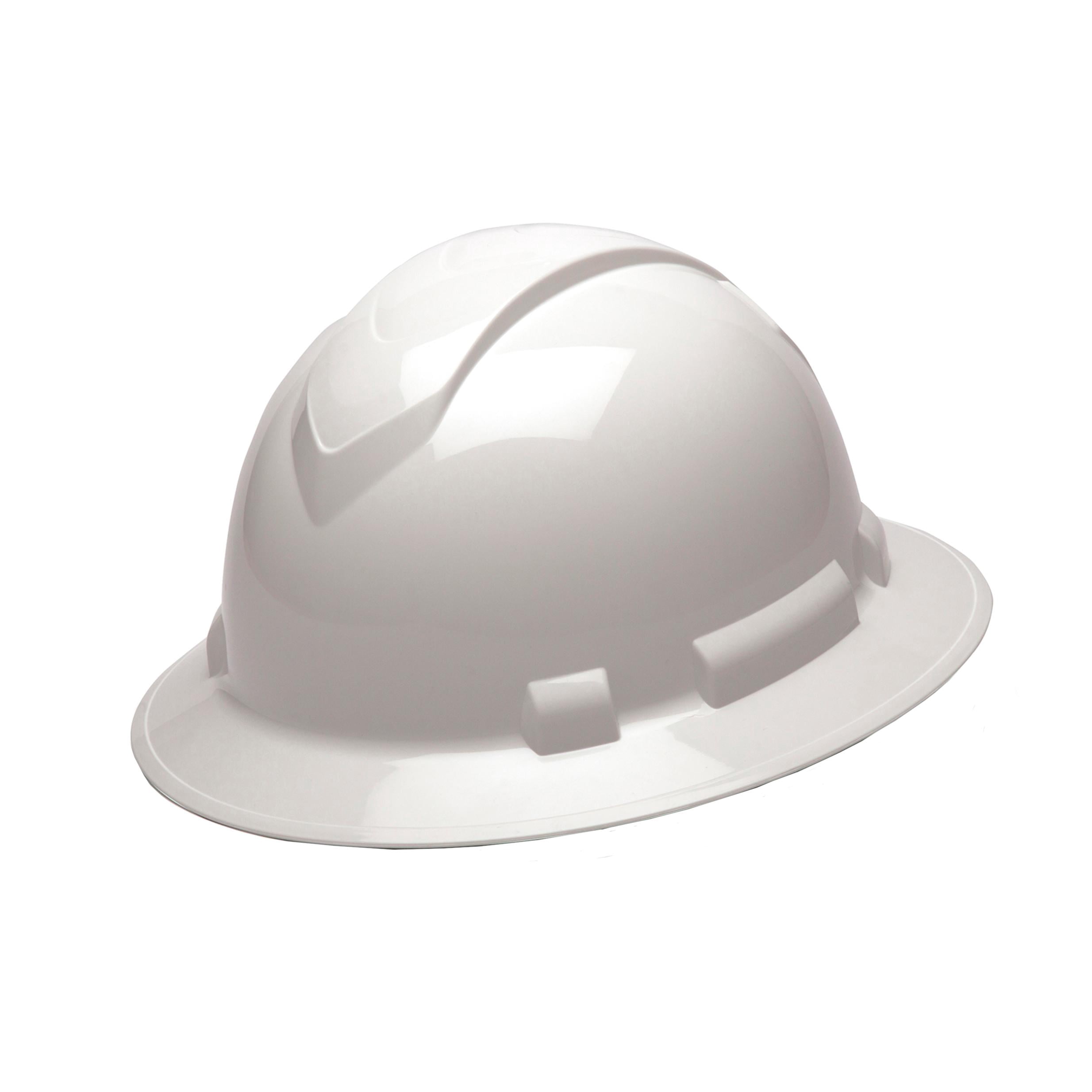 White-Ridgeline Full Brim 4 Pt Ratchet Suspension