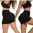 thumbnail image 6 of Yanyanz Yogalicious Leggings for Women, Women's Shorts Athletic Booty Shorts Yoga Shorts Gym Shorts Tummy Biker Shorts Black 2XL, 6 of 8