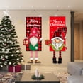thumbnail image 6 of 2Pcs Christmas Themed Front Door Banner Hanging Decor Porch Sign Cloth Ornament Holiday Decoration, 6 of 6